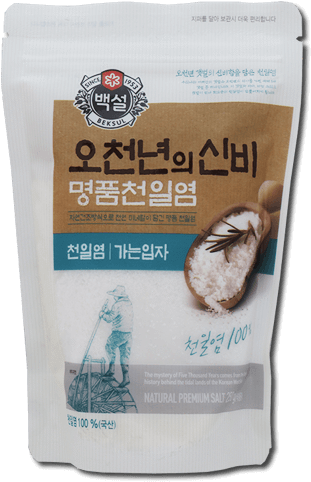 Korean Sea Salt Packaging PNG