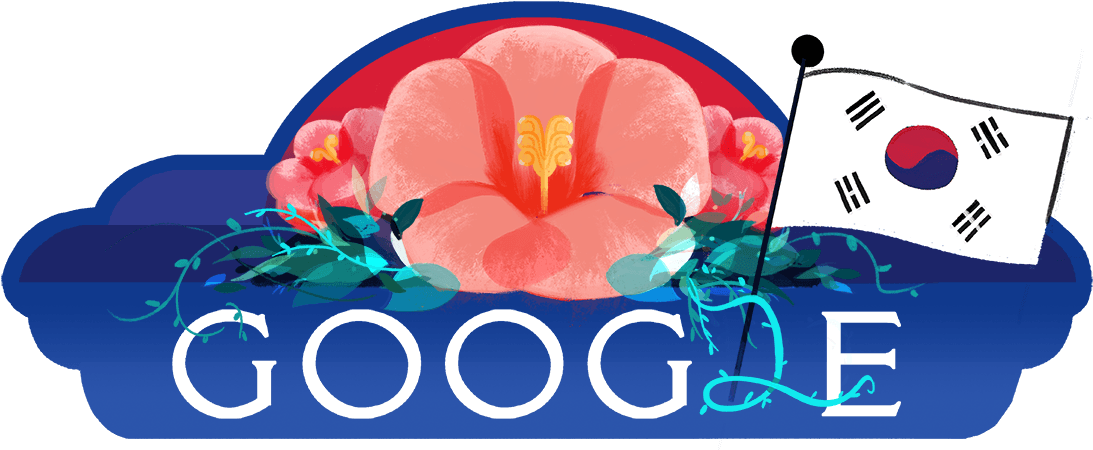 Korean Themed Google Doodle PNG