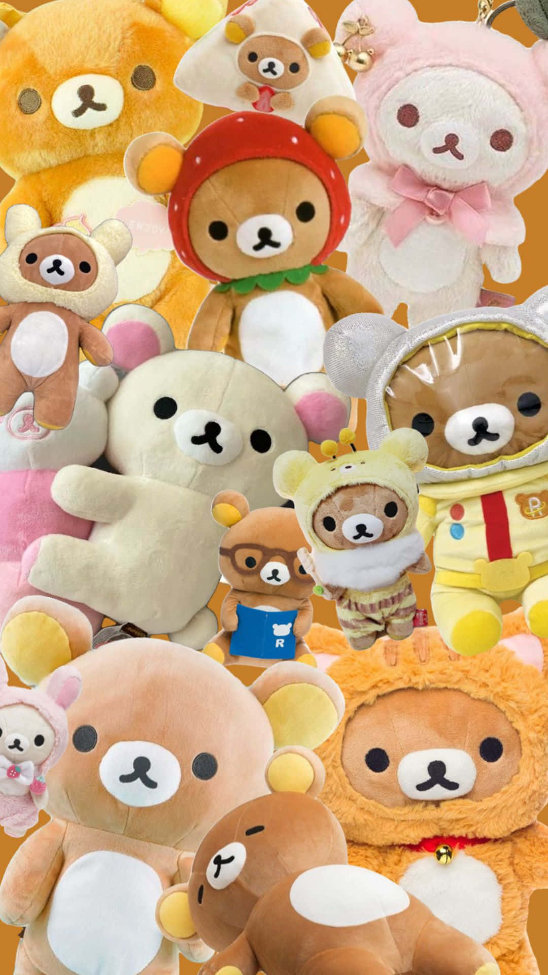 Korilakkuma Plush Collectie Achtergrond