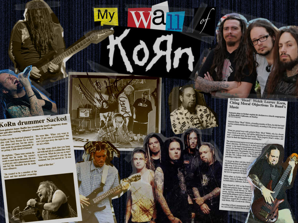 Fotot Av Korn-bandet Uppträdande På Konsert Skulle Göra En Häftig Bakgrundsbild För Din Dator Eller Mobilenhet. Wallpaper