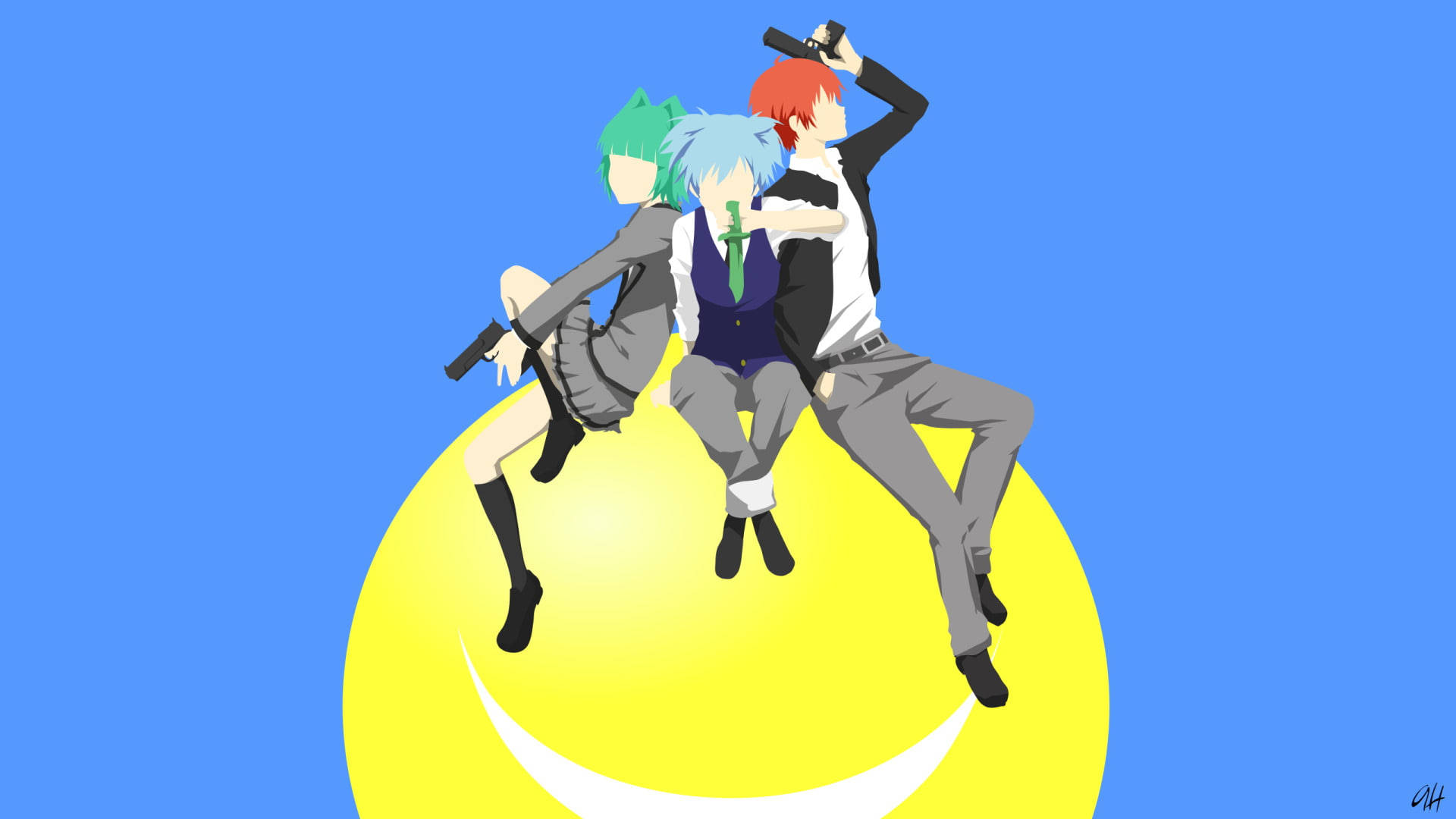 Korosensei-gesicht Anime Pc Wallpaper