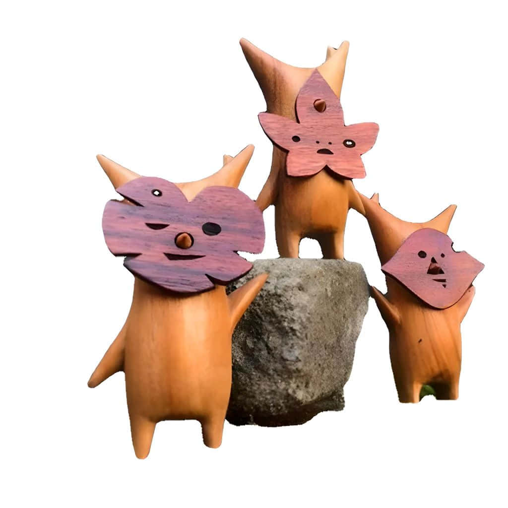 Korok Figuriinit Ryhmä Taustakuva