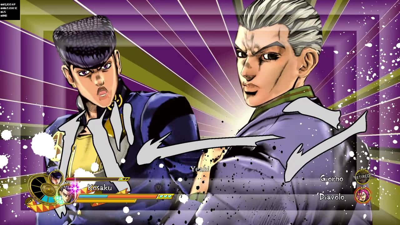 Kosaku Kawajiri, a mysterious character from JoJo's Bizarre Adventure Wallpaper