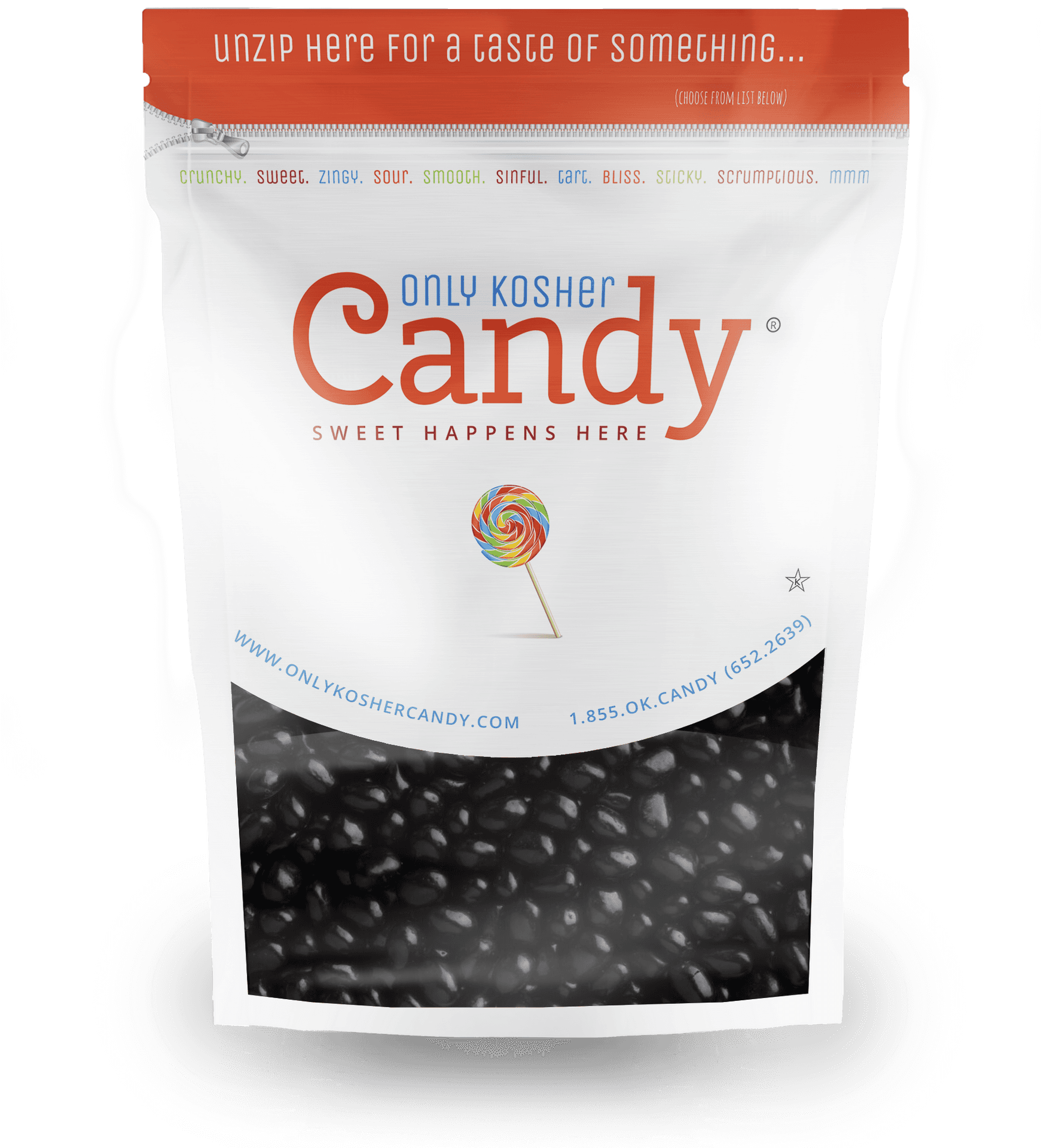 Kosher Candy Packaging Design PNG