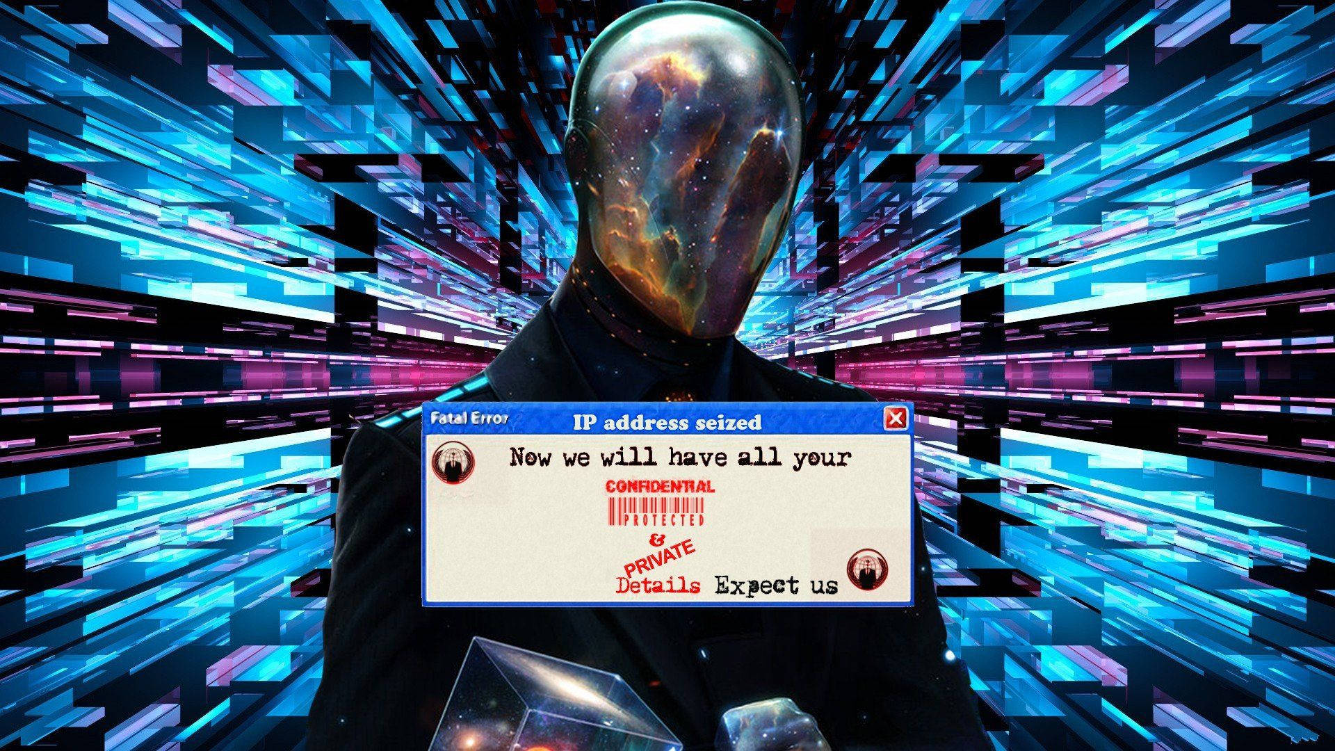 Kosmisk Hacker 3d Wallpaper