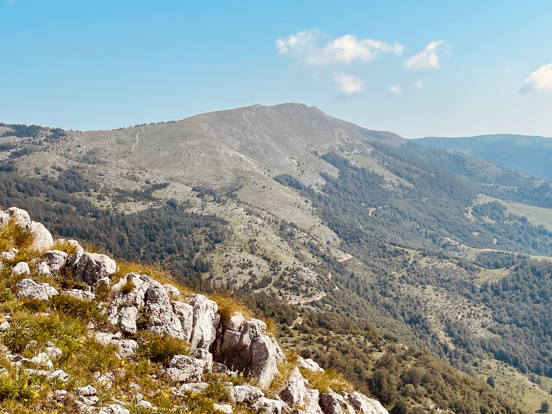 Kosovo Mountain Landscape Background