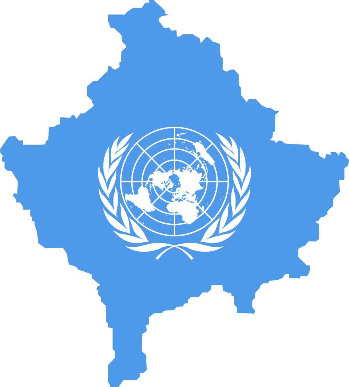 Kosovo U N Emblem Overlay PNG