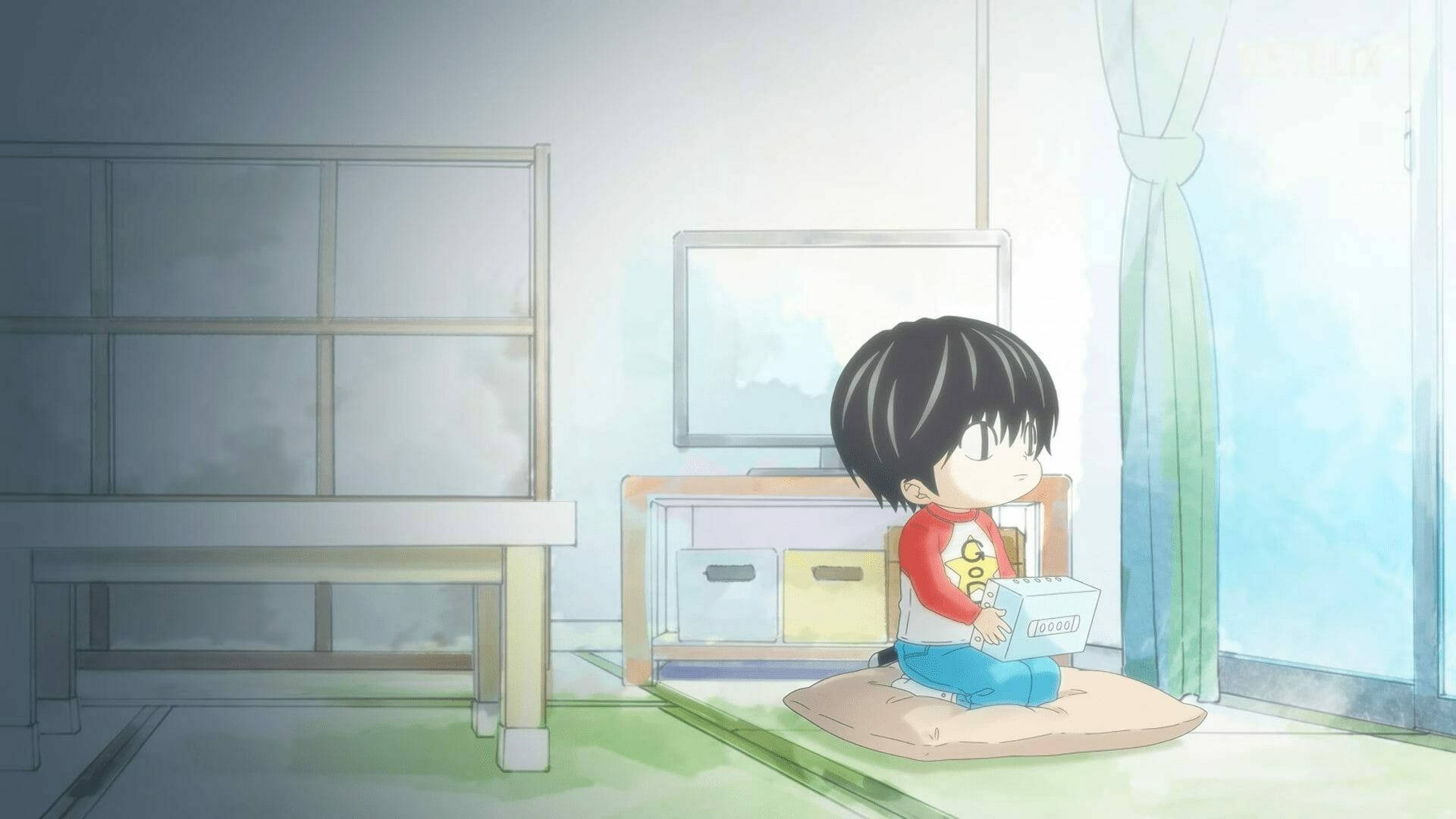 Kotaro Lives Alone Looking Outside Background