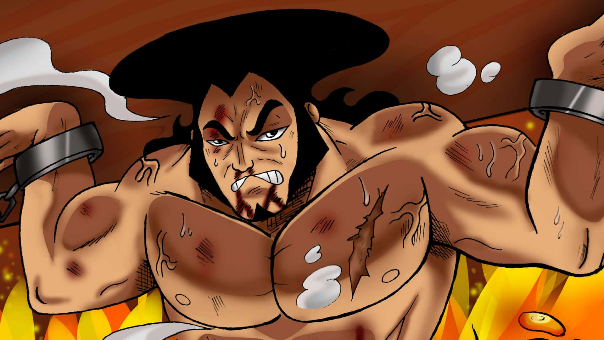 "Kozuki Oden as he appears in the popular anime TV series One Piece" Wallpaper