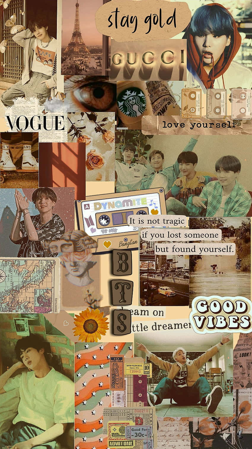 Kpop Aesthetic Collage B T S Wallpaper