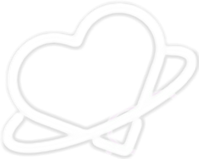 Kpop Heart Orbit Logo PNG