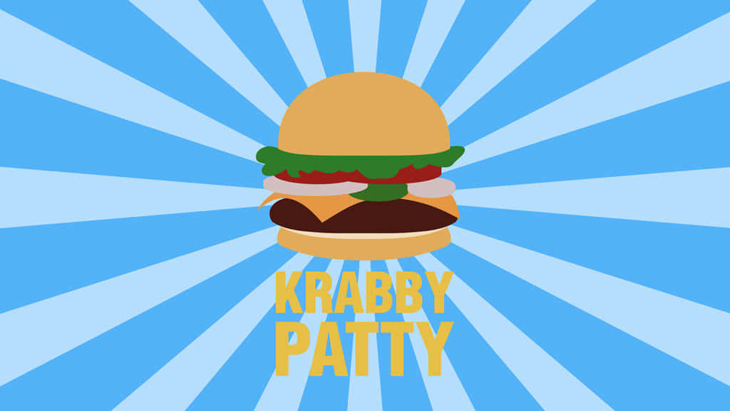 Savory and delicious Krabby Patty Wallpaper