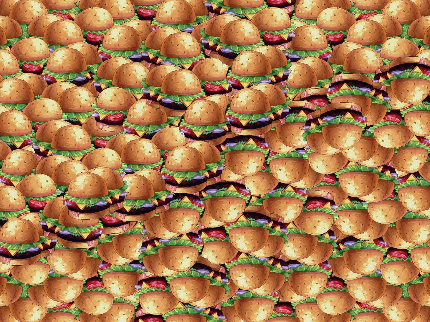 The delicious Krabby Patty, signature dish of the Krusty Krab Wallpaper