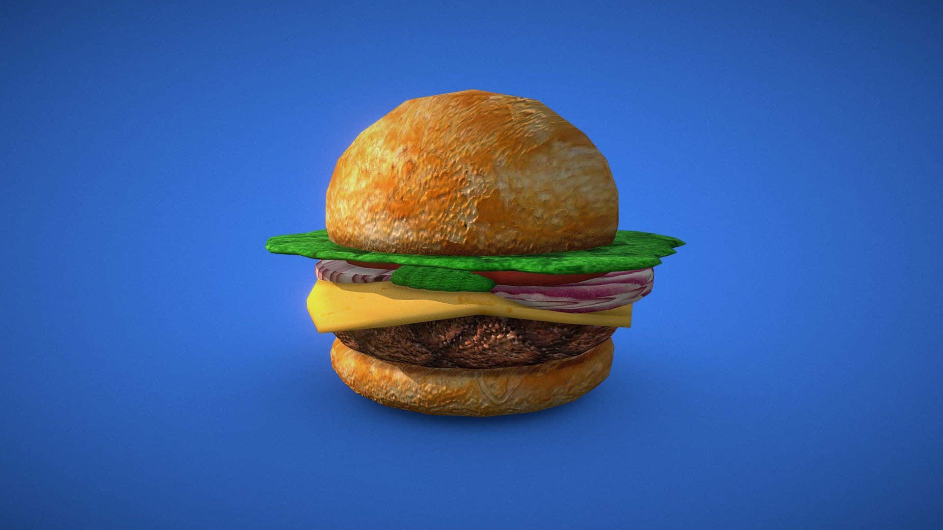 Deliciosoplato De La Hamburguesa Cangreburger Fondo de pantalla