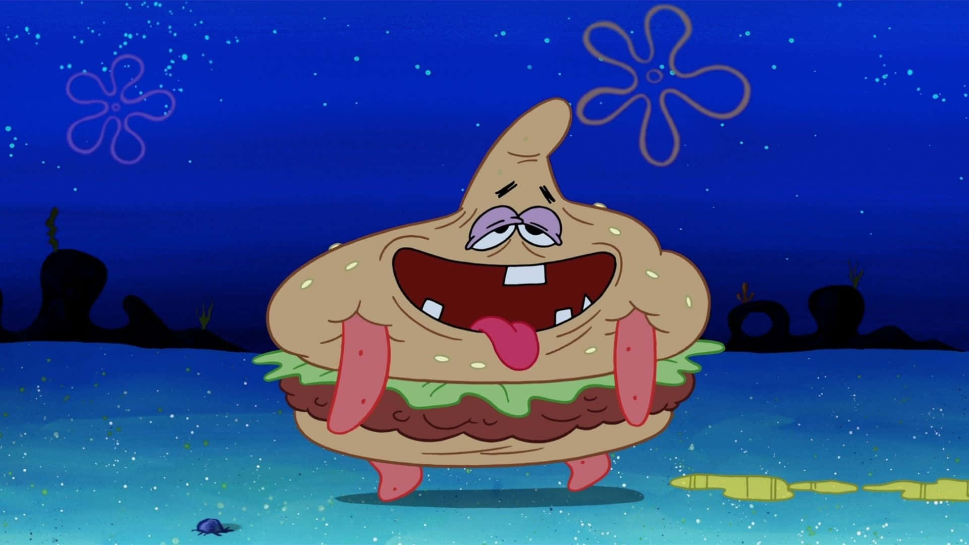 Delicious and Scrumptious Krabby Patty Wallpaper