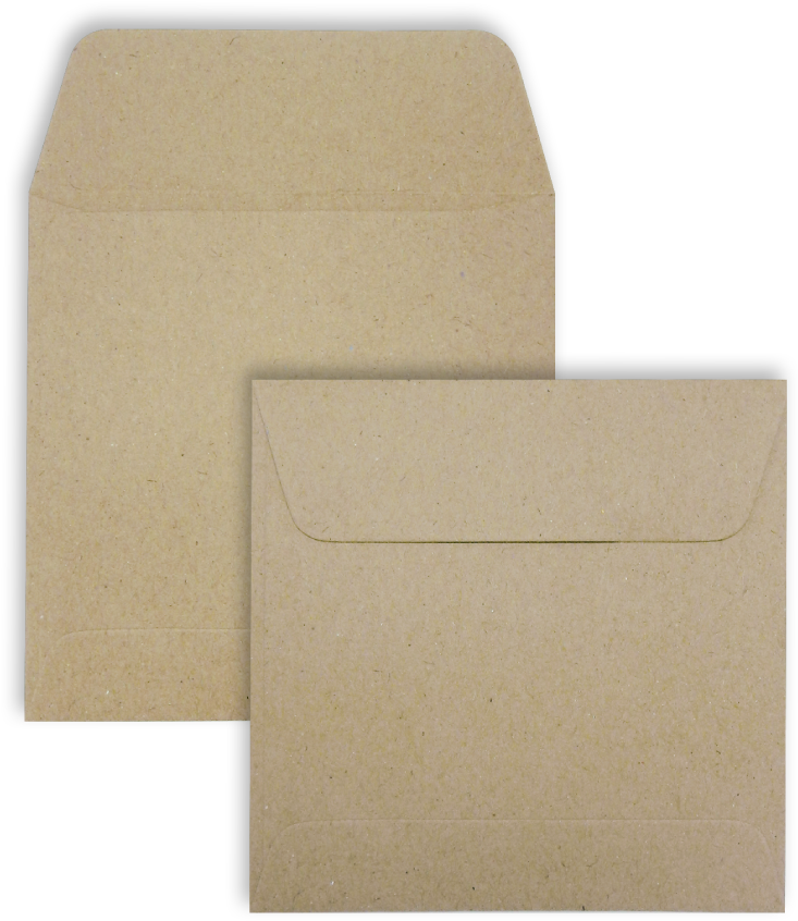 Kraft Envelopes Set PNG