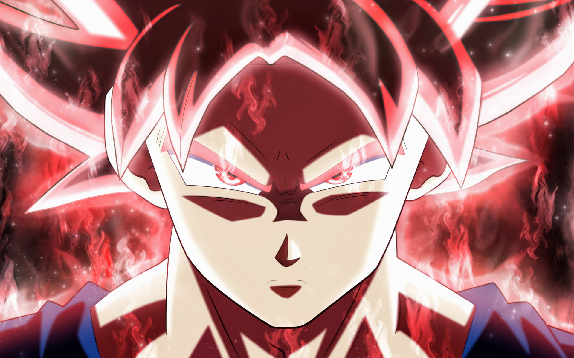 Kraftig Nærbillede Sort Goku Rose 4k Wallpaper