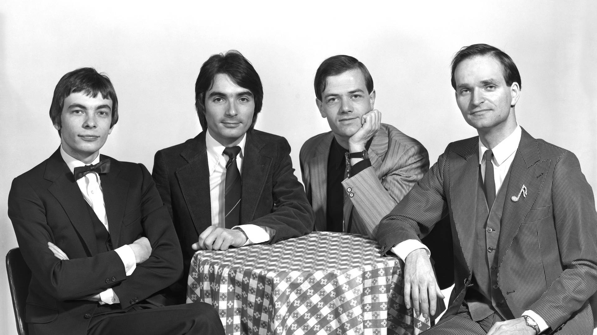 Kraftwerk German Band Black And White Wallpaper