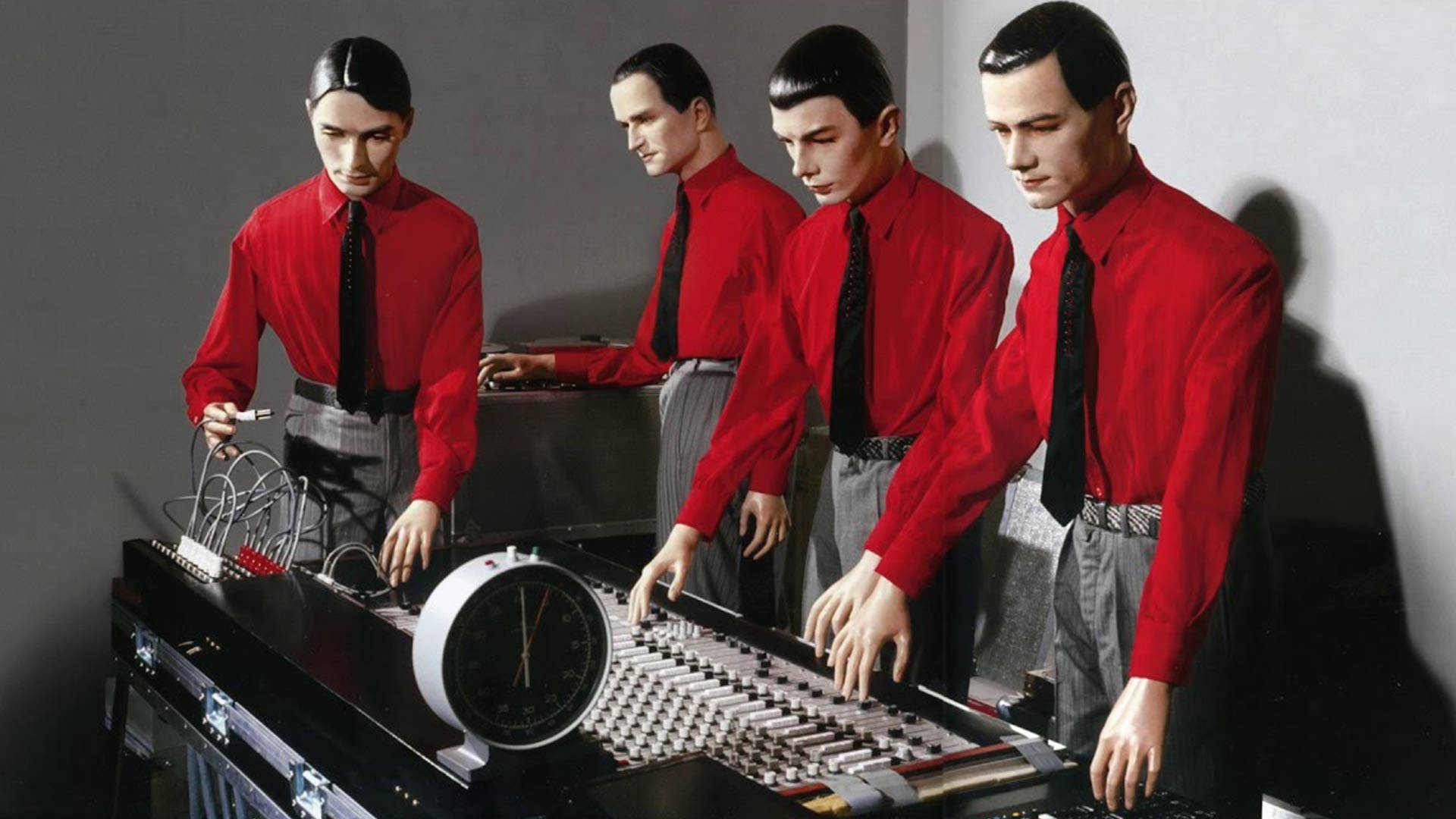Kraftwerk Mannequins In The Studio Wallpaper