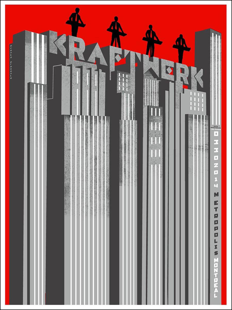 Cubiertade Kraftwerk Metropolis Building Fondo de pantalla