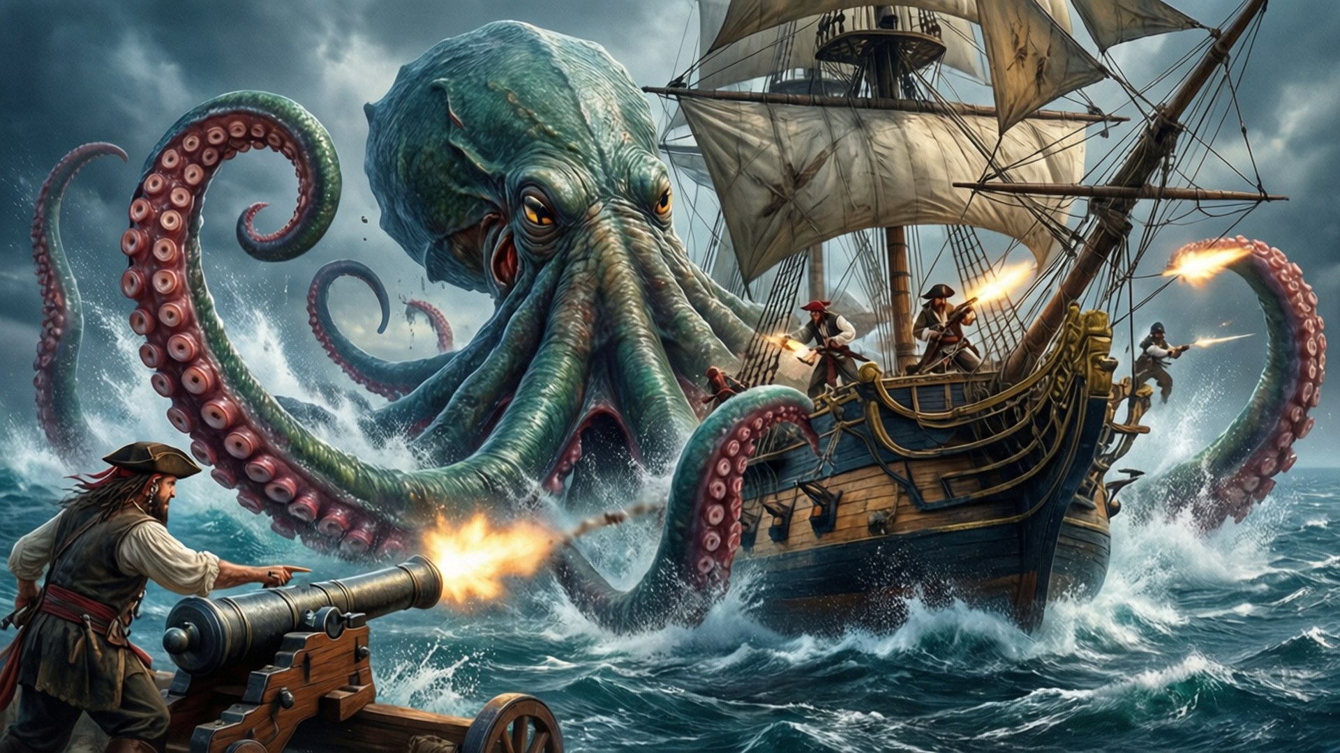 Kraken angreb Wallpapers