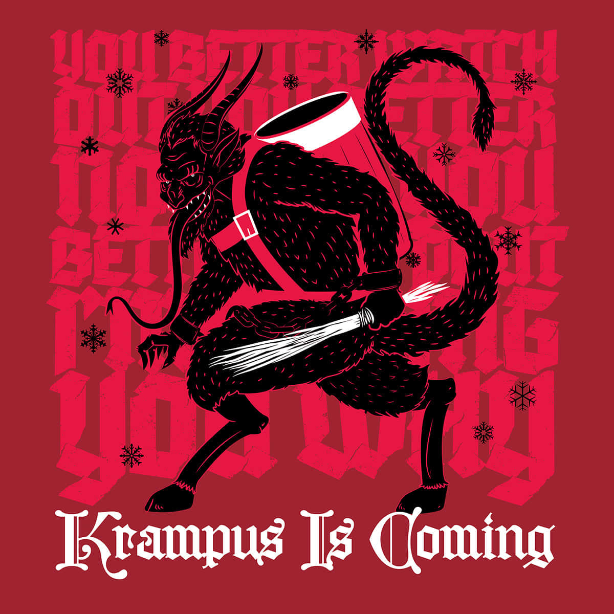Celebrate the Yuletide season with Krampus! Wallpaper