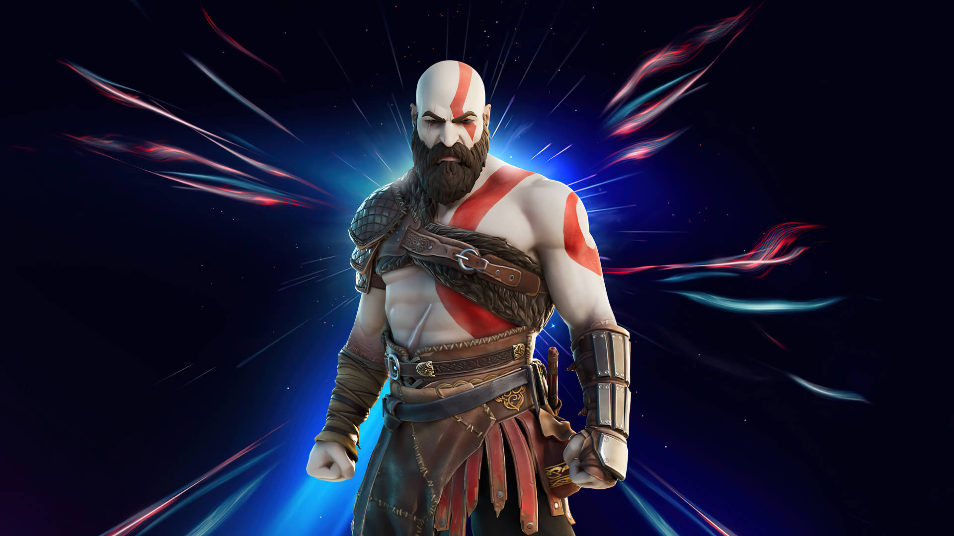 Kratos Fortnite Skins Tapet Wallpaper