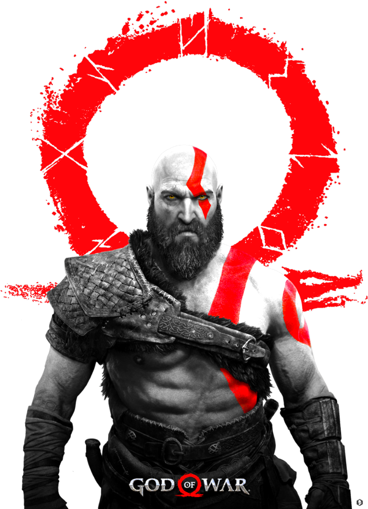 Download Kratos Godof War Fierce Stance | Wallpapers.com