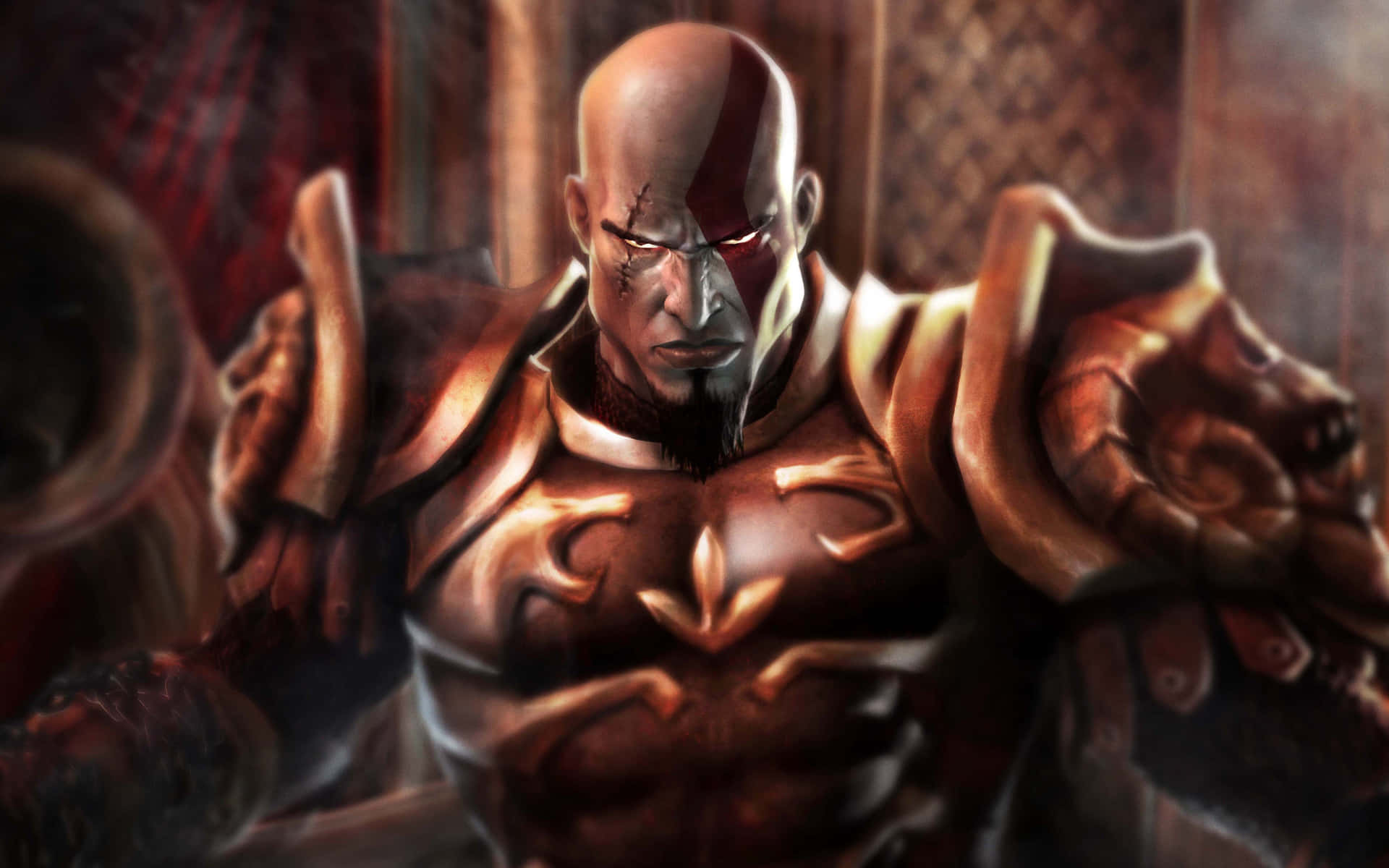 Kratos Godof War Ragnarok Artwork Wallpaper