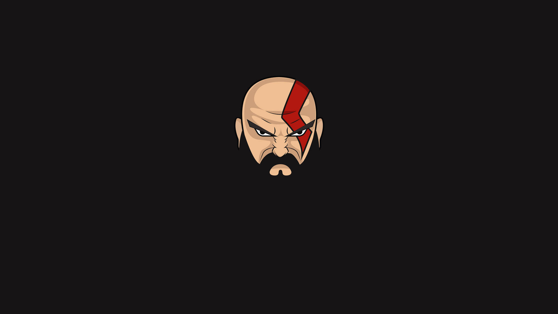 Kratos Graphic Art Wallpaper