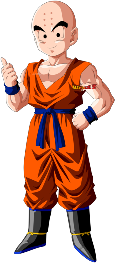 Krillin D B Z Character Thumbs Up PNG
