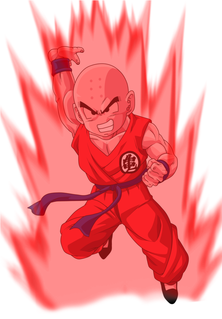 Krillin Power Up Flare PNG