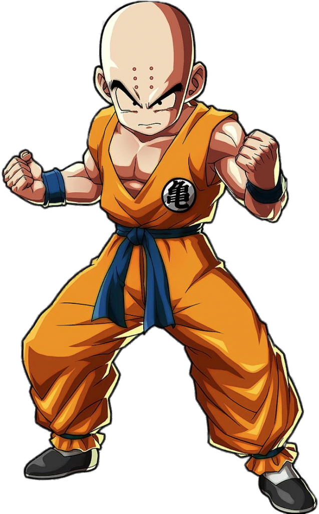 Krillin Readyfor Action PNG