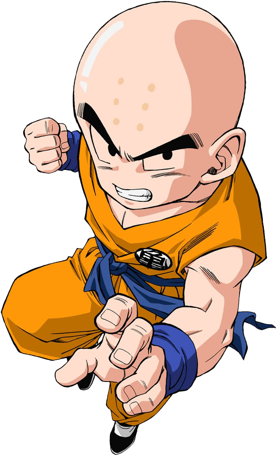 Download Krillin Readyfor Action | Wallpapers.com