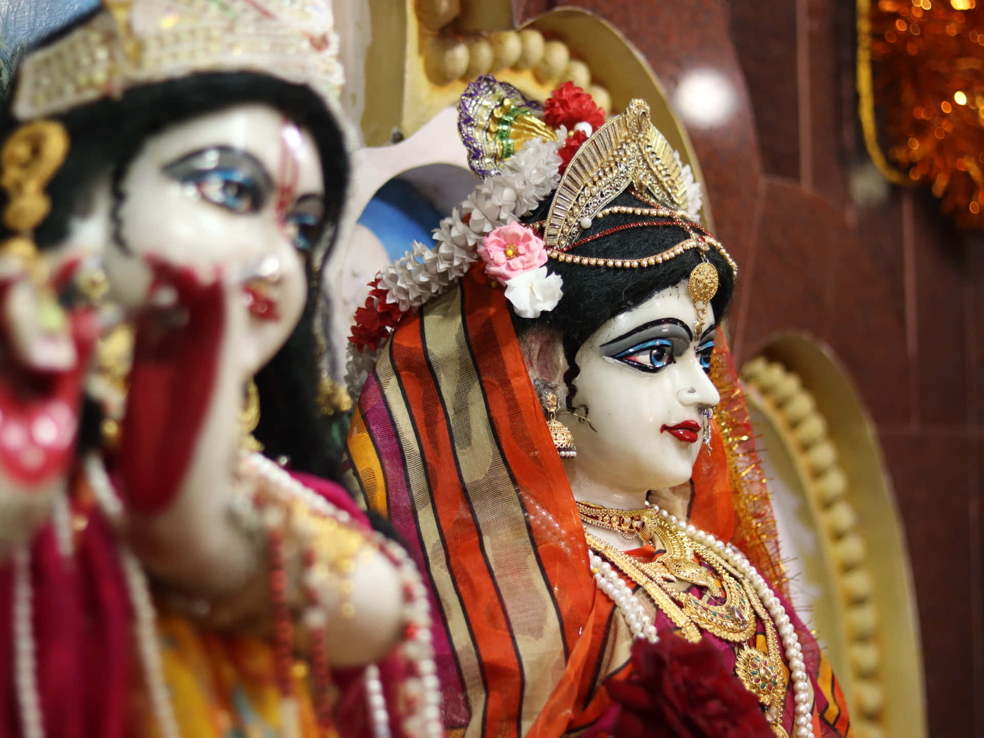 "Lord Krishna, the embodiment of divine love and wisdom"