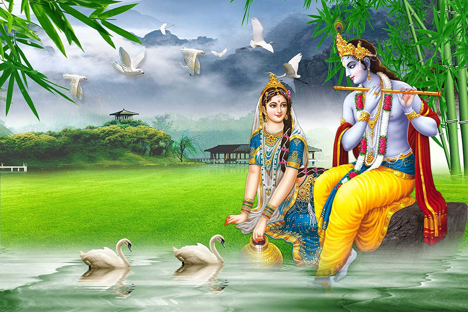 Explore the wisdom and beauty of Krishna
