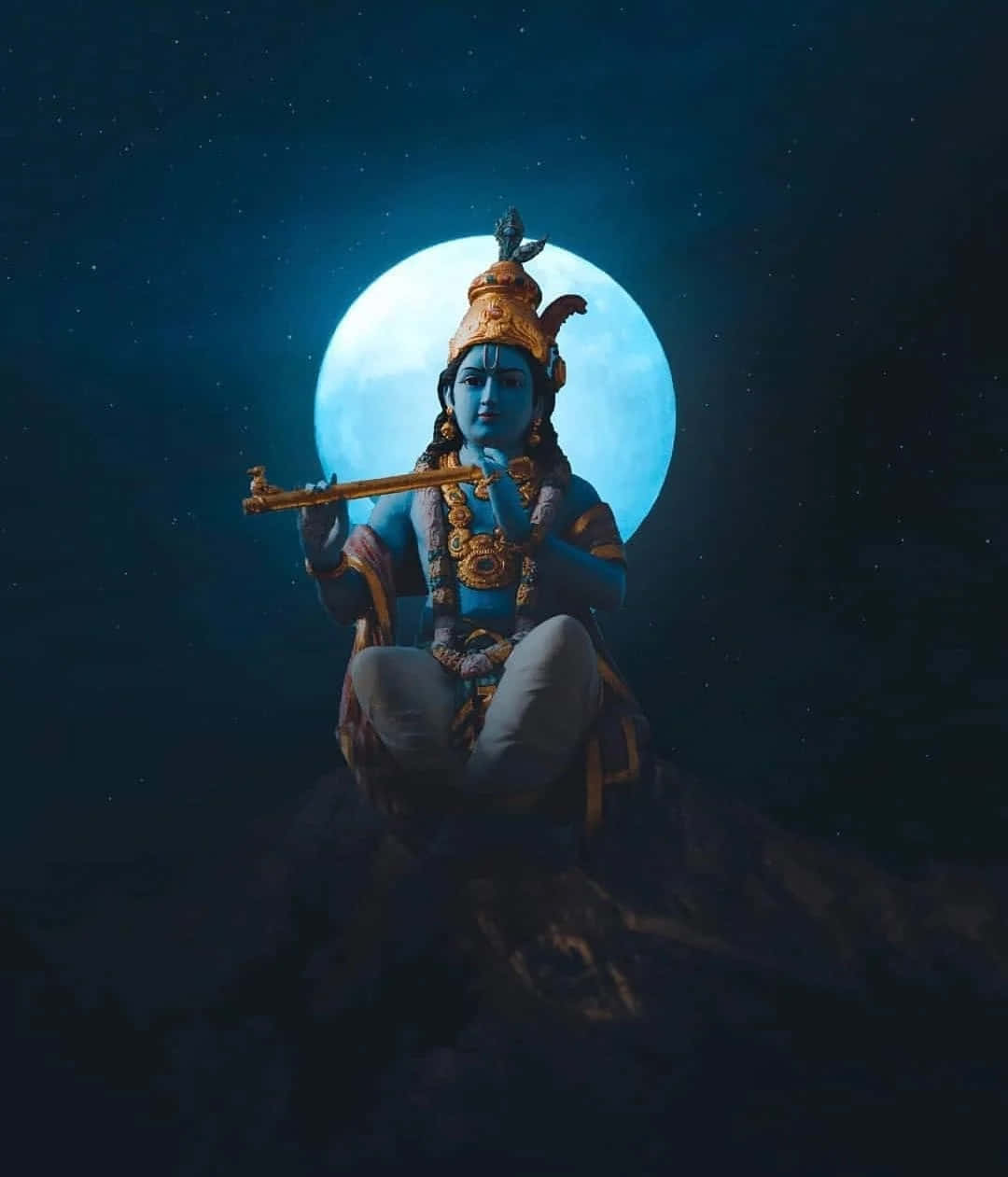 Radhaund Krishna Teilen Einen Wunderschönen Moment.