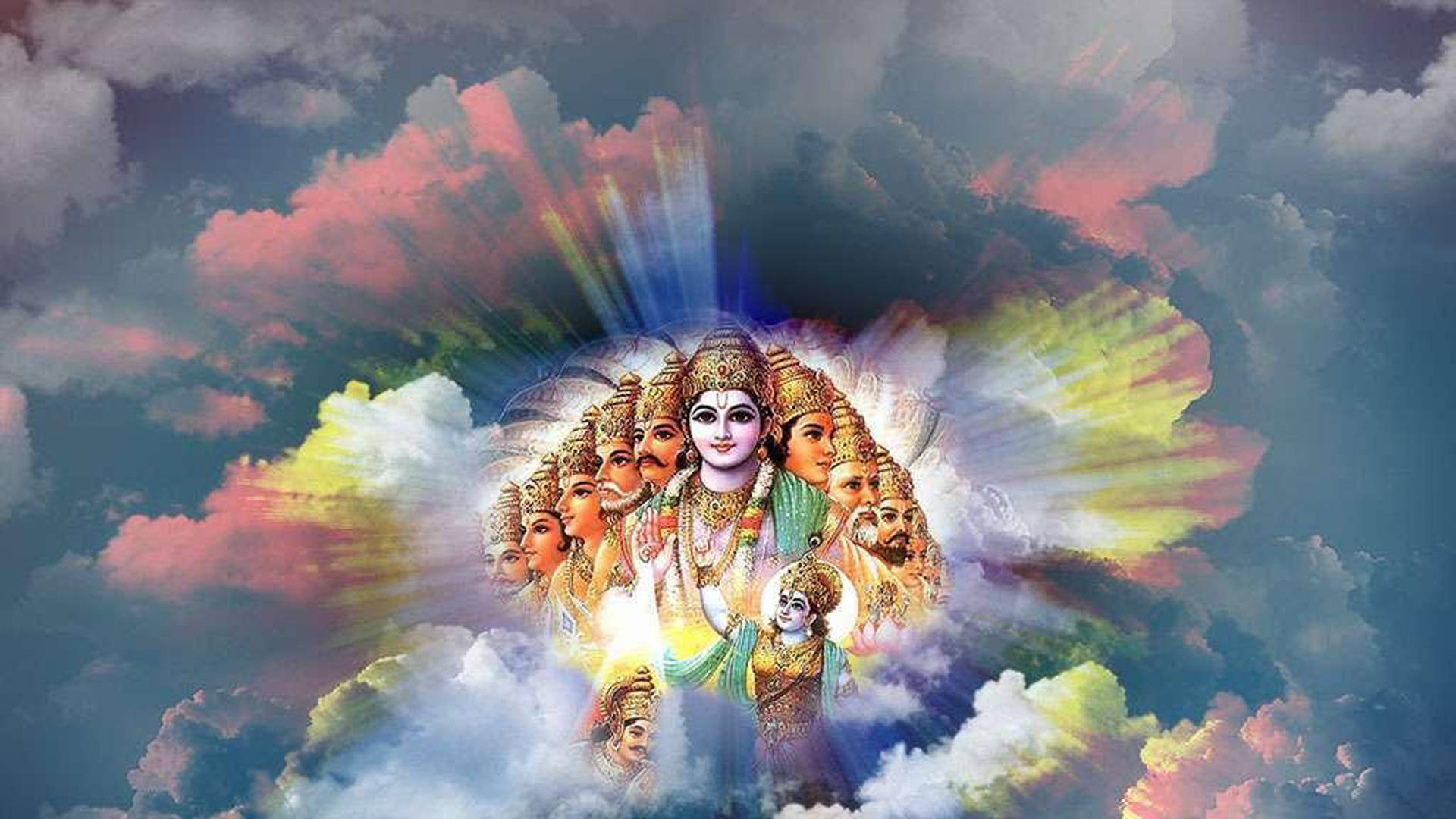 Krishna Hd Hinduistiske Guder Wallpaper