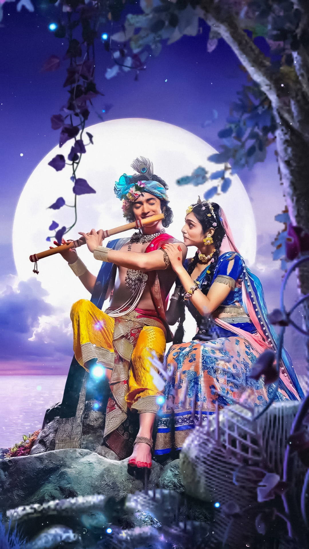 Krishna Iphone Sweet Full Moon