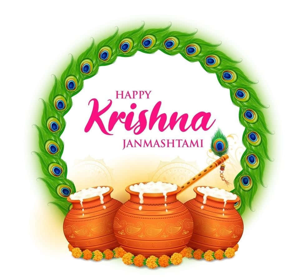 Celebreo Nascimento Do Senhor Krishna Com Estilo