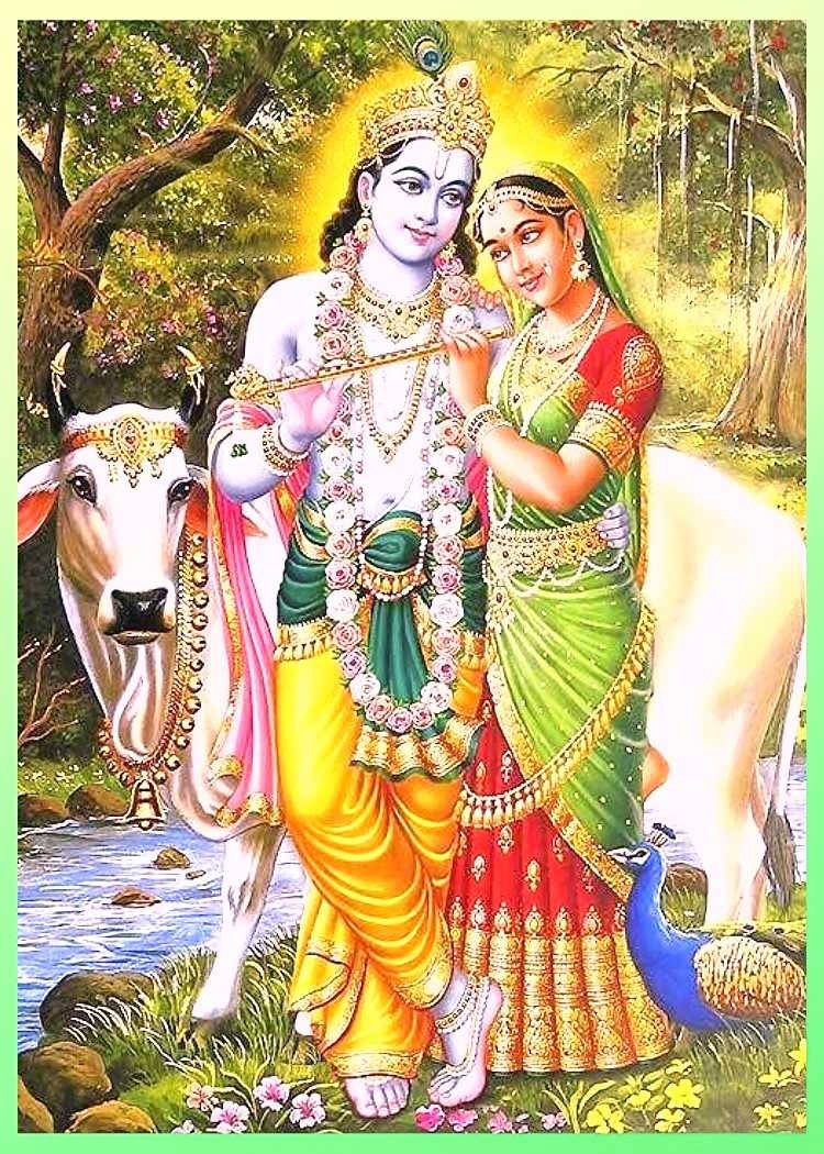 Krishna Ji And Radha Wallpaper