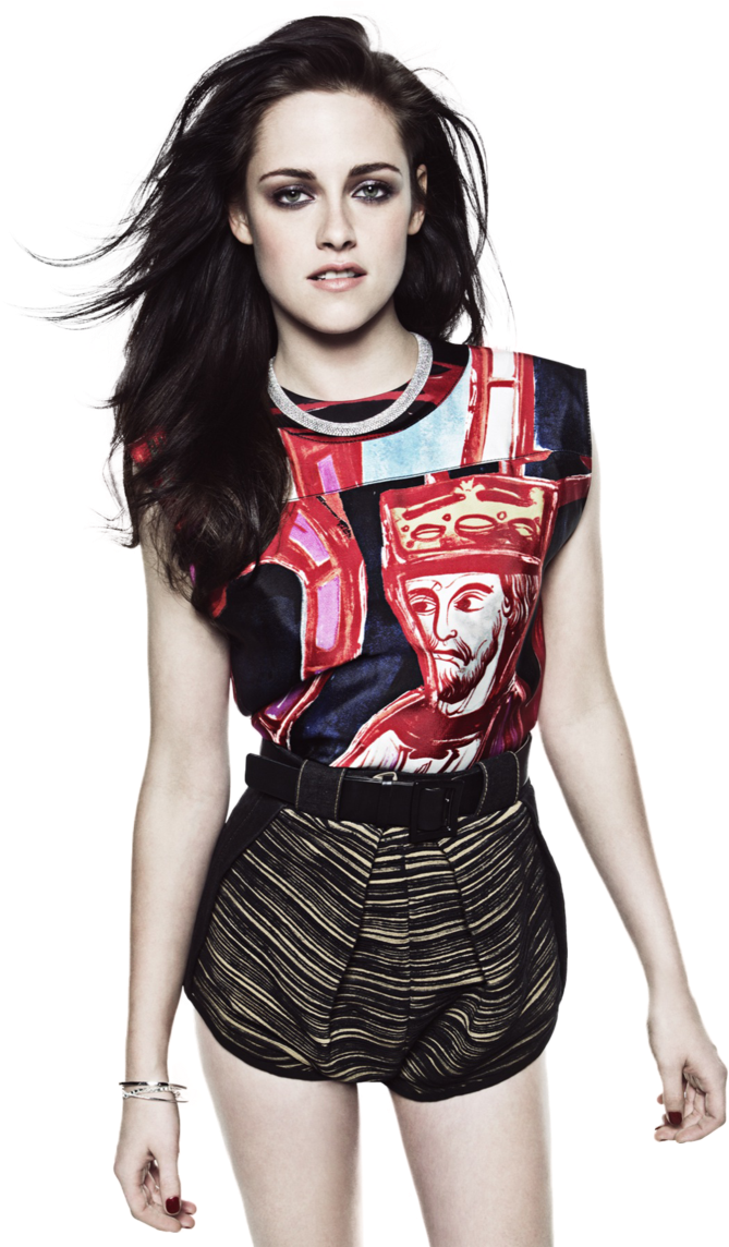 Kristen Stewart Fashion Pose PNG