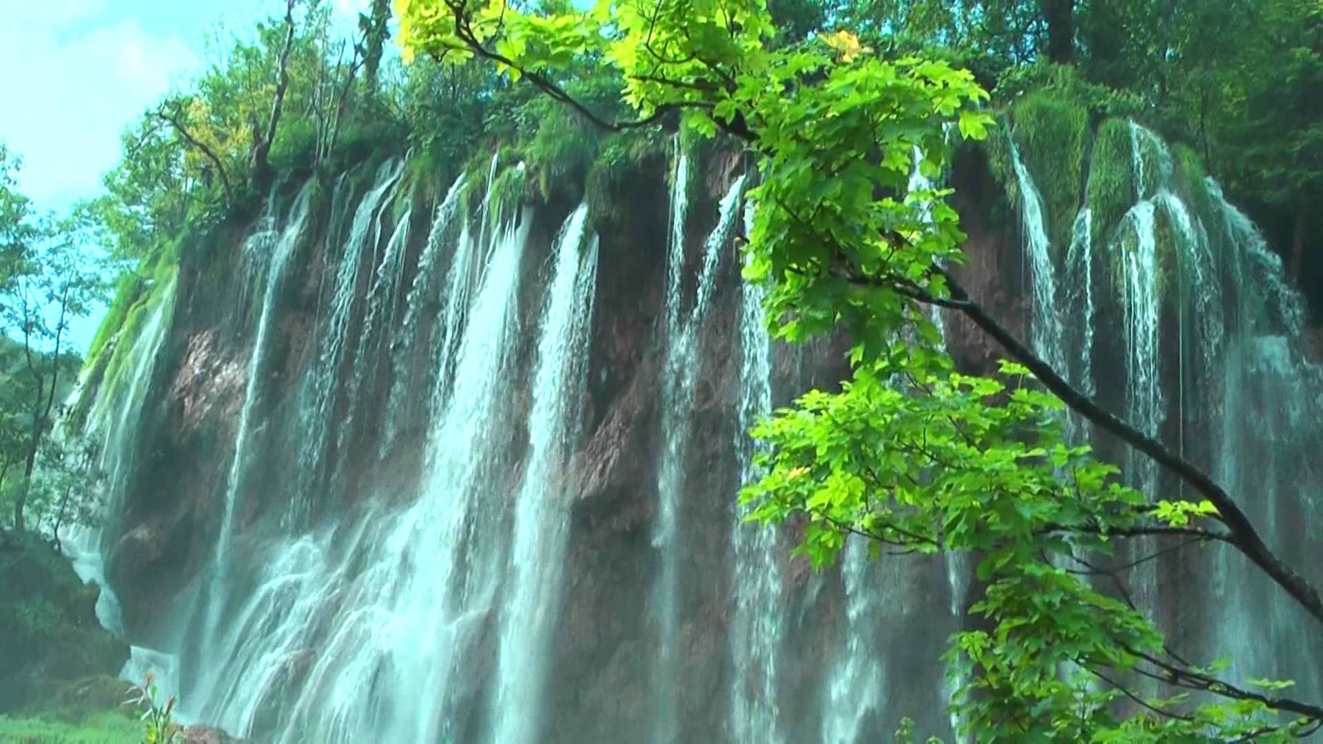 Kroatien Green Falls Wallpaper