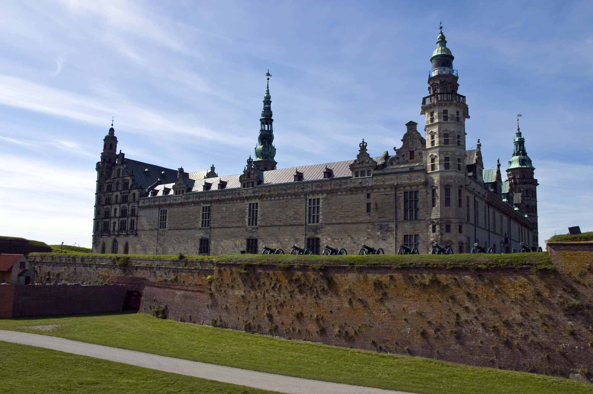 Kronborg Castle A Stronghold In Helsingør Wallpaper