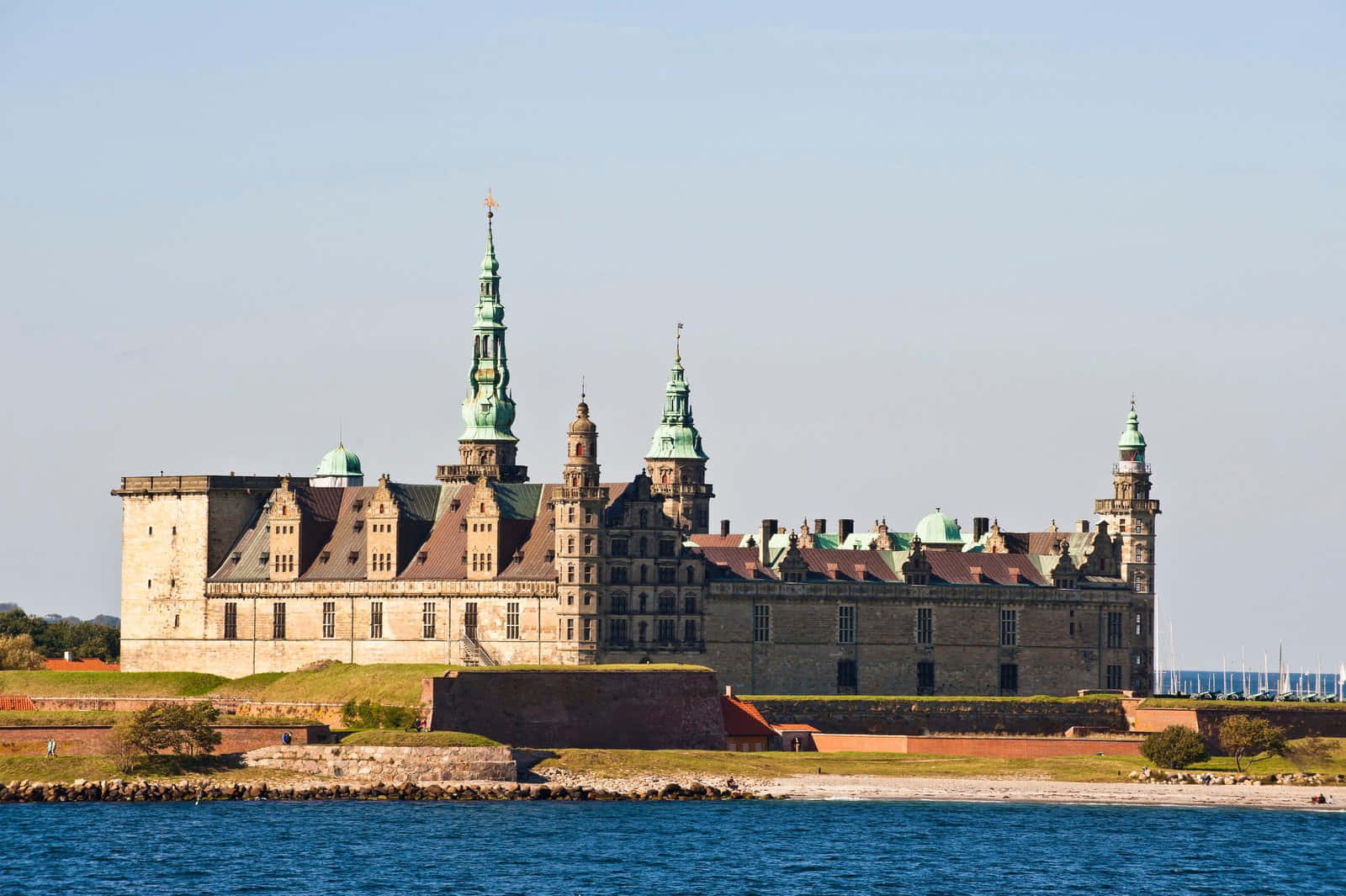 Kronborg Castle Iconic Danish Stronghold Wallpaper