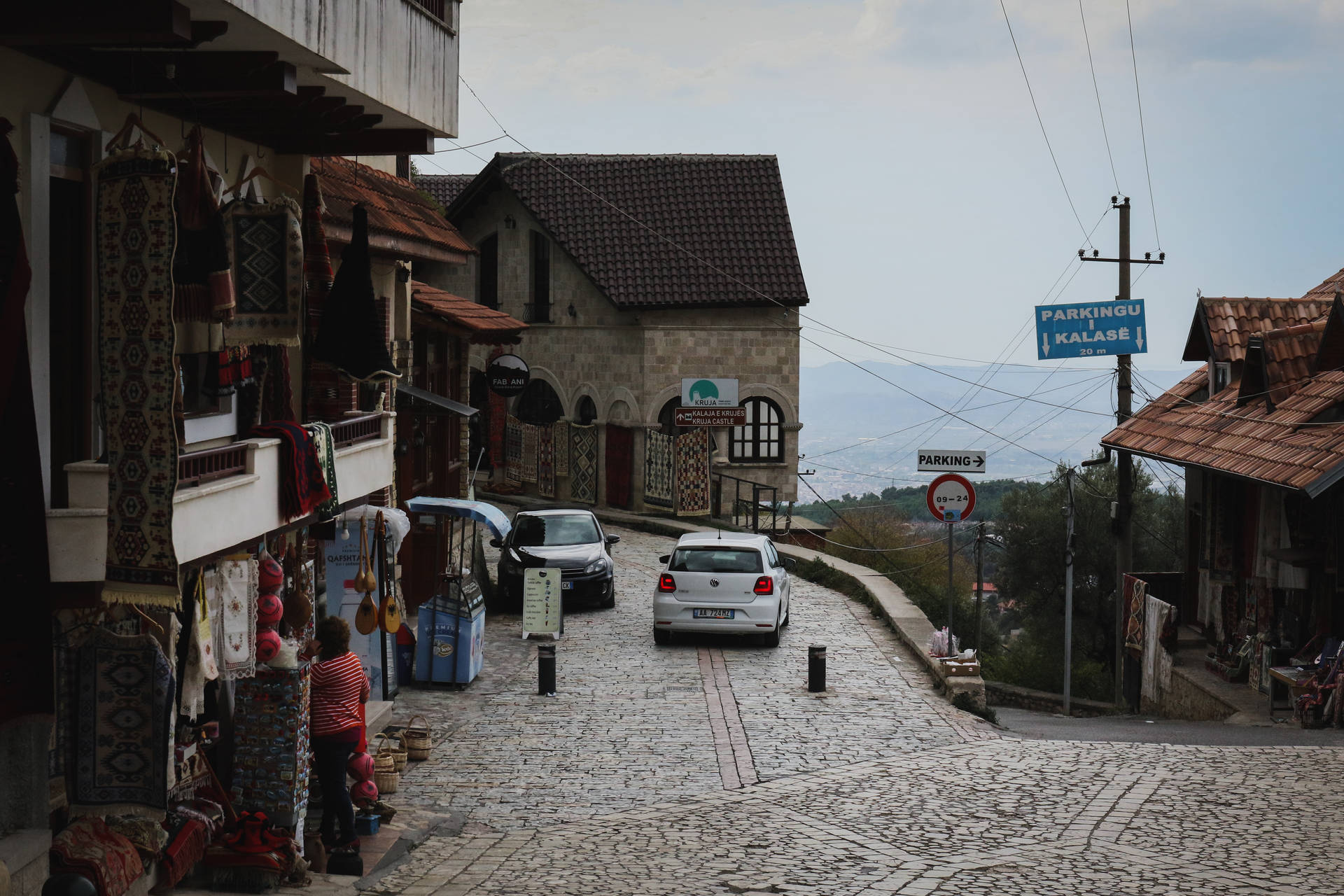 Kruja Albania Uphill Street