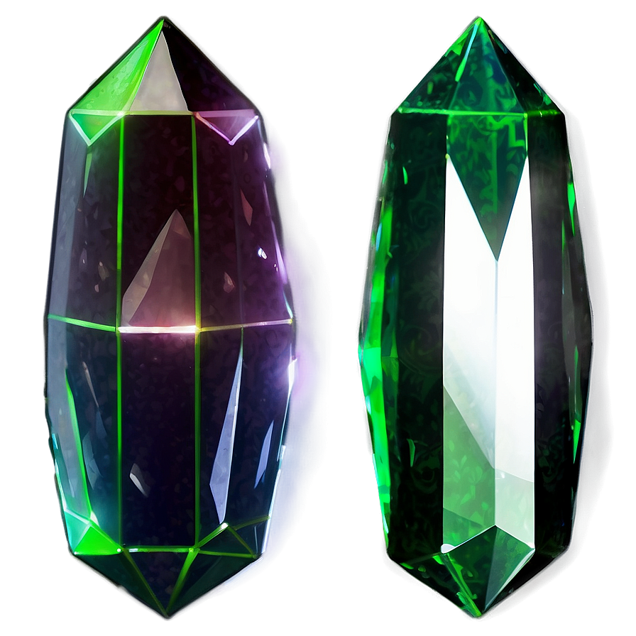 Kryptonite Crystal Shard Png 06242024 PNG