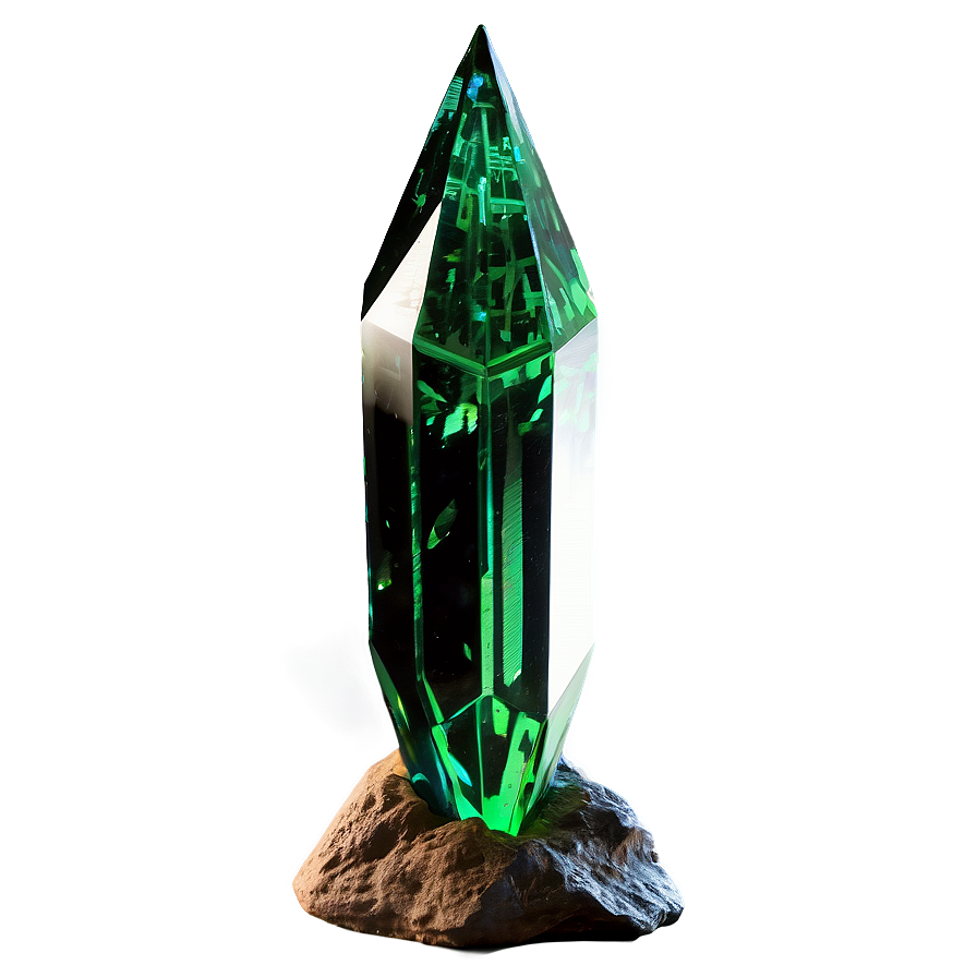 Kryptonite Crystal Shard Png Vlj PNG