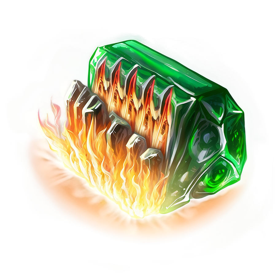 Kryptonite Flame Png 8 PNG