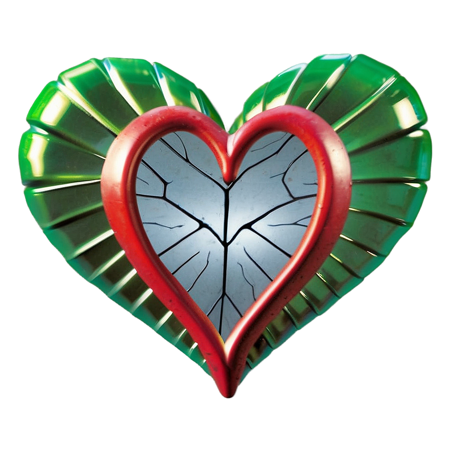 Kryptonite Heart Png 06242024 PNG